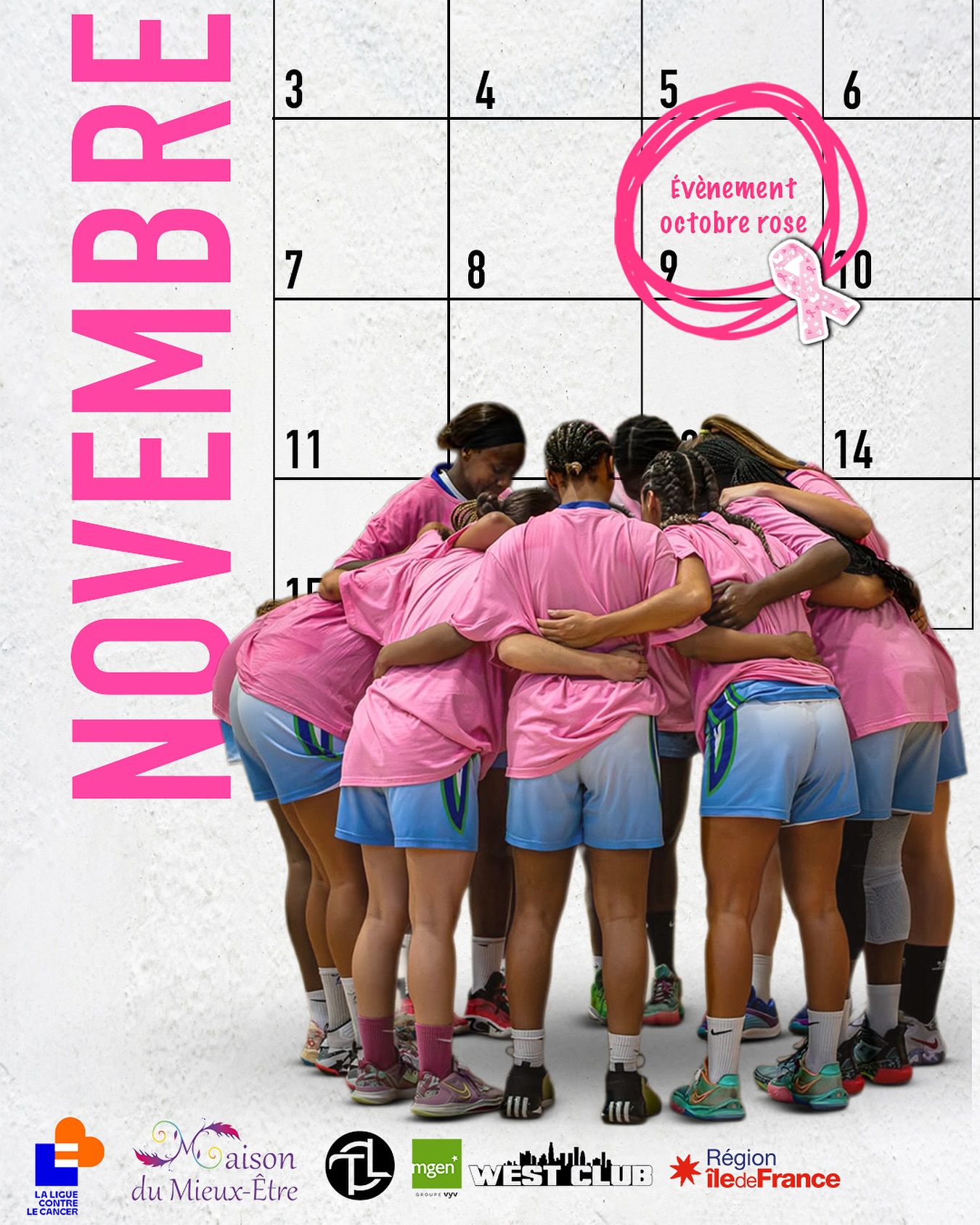 mont valérien basket feminin - Ligue Contre le Cancer 92